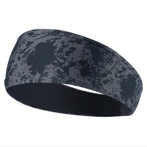 Camo Headband Stretch Sports Yoga Gym Hair Band Wrap Sweatband for Women Men US